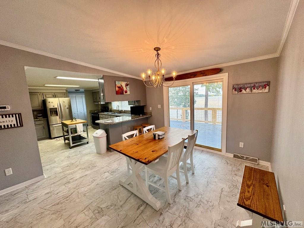 The Dining Area - 216 Lakeside Dr., Buffalo Junction VA 24529