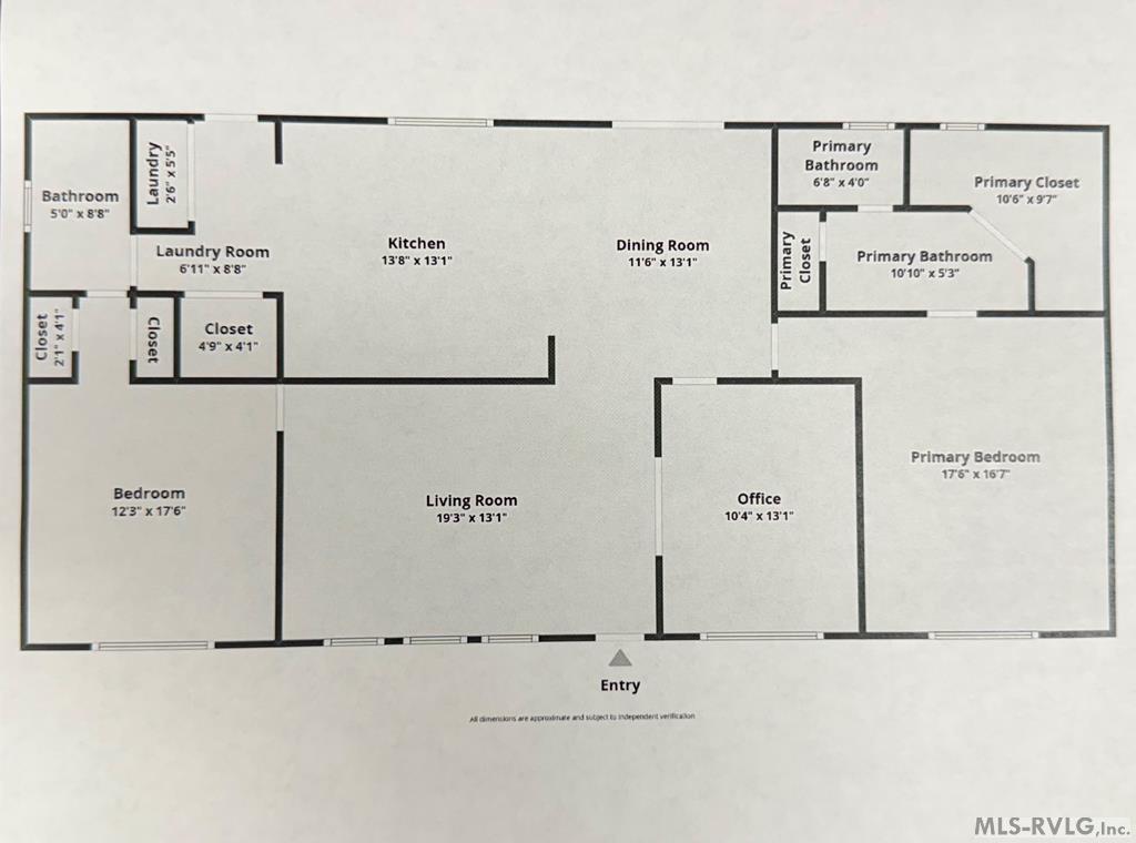 The Floor Plan - 216 Lakeside Dr., Buffalo Junction VA 24529