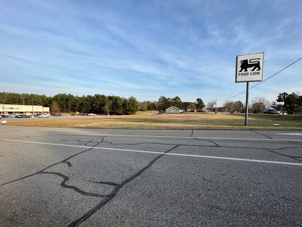 View from far west side, This is from the Food Lion driveway, showing the wide open vacant lot, ready for your new business. - 0 Highway 47, South Hill VA 23970