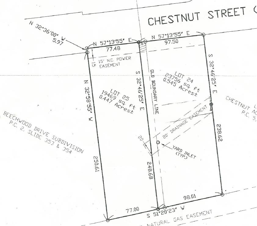 survey - 0 Chestnut Street, Roanoke Rapids NC 27870