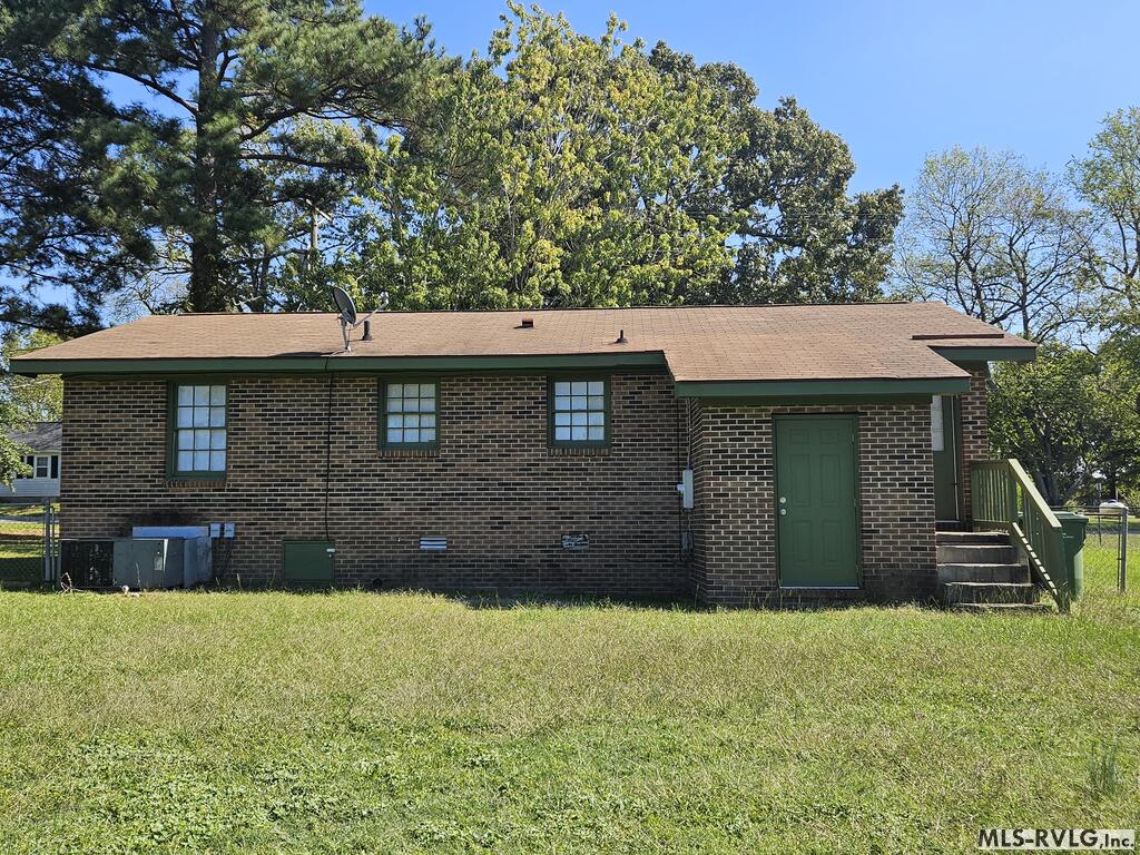 Rear View, Attached storage area - 209 Wheeler St, Roanoke Rapids NC 27870