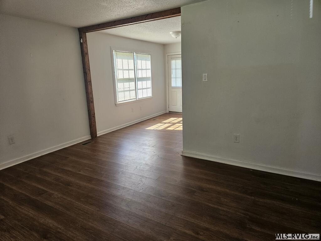 View from front door to dining area in kitchen - 209 Wheeler St, Roanoke Rapids NC 27870