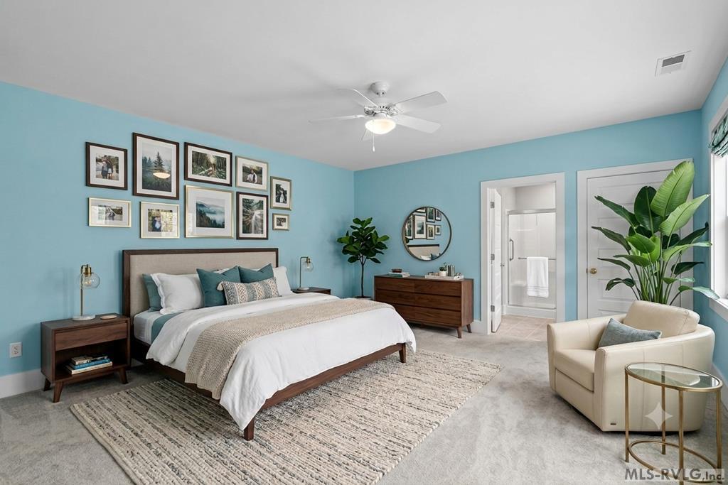 Bedroom 2 - Virtually Staged - 796 Tanglewood Drive, Bracey VA 23919