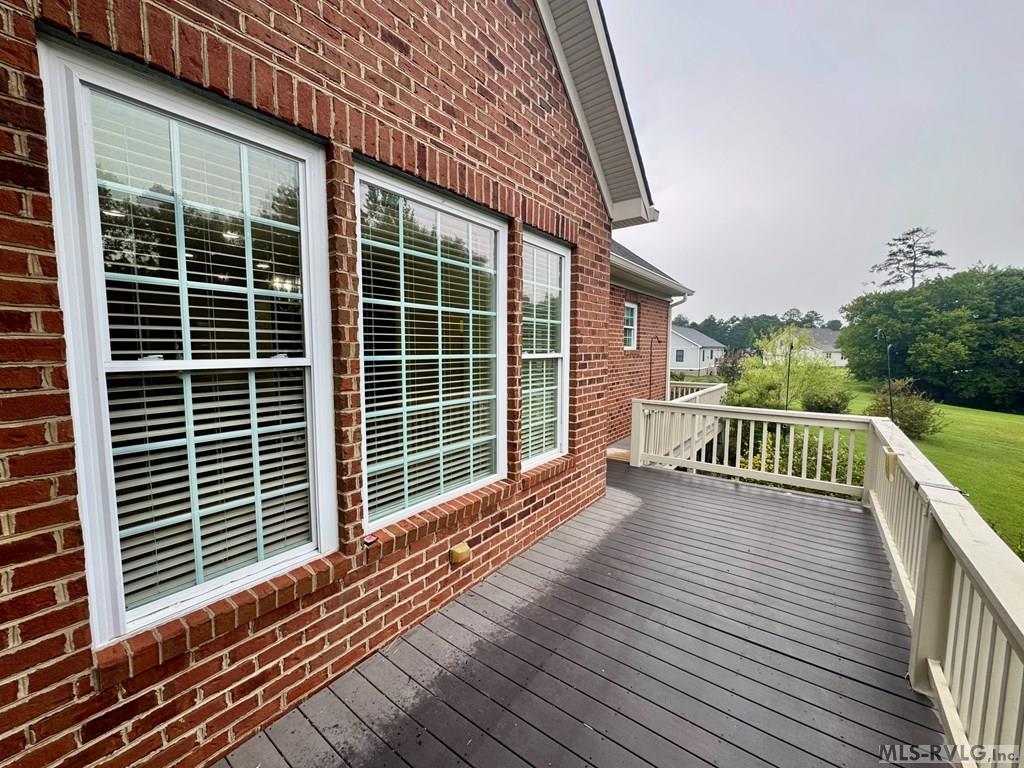 The Deck to the Left - 454 Grace Stone Drive, Clarksville VA 23927