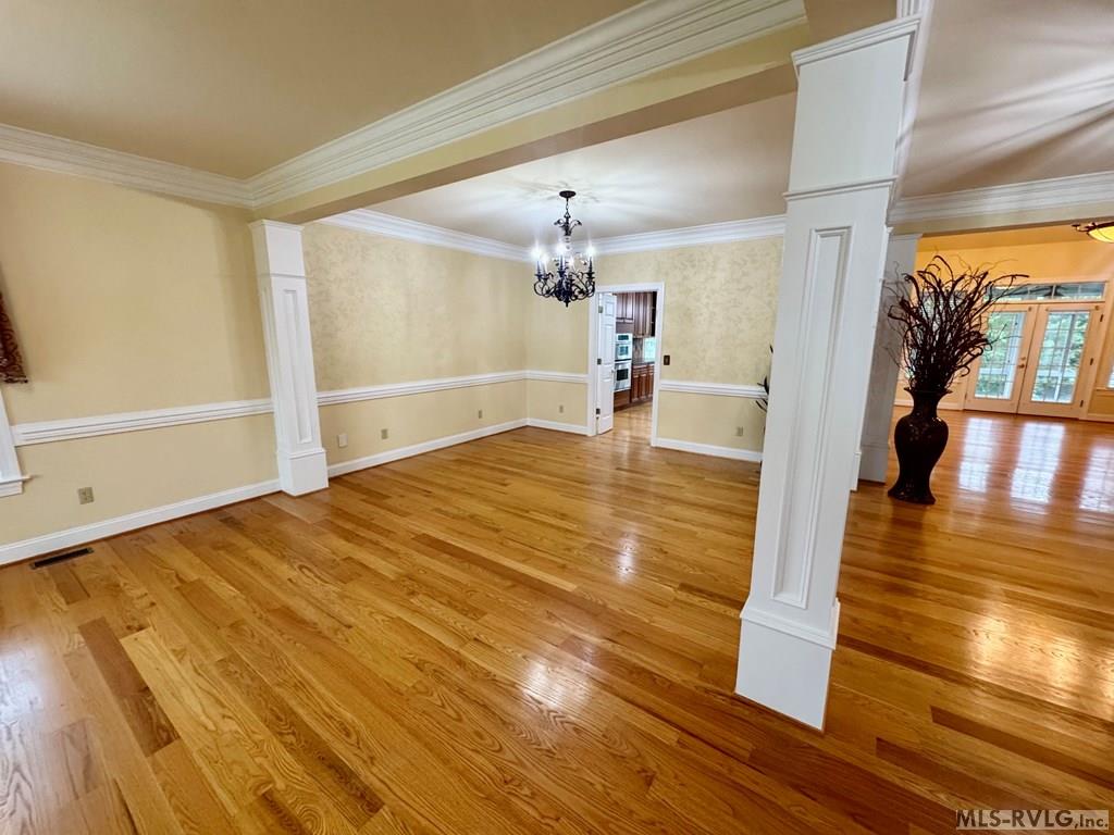The Formal Dining Area - 454 Grace Stone Drive, Clarksville VA 23927