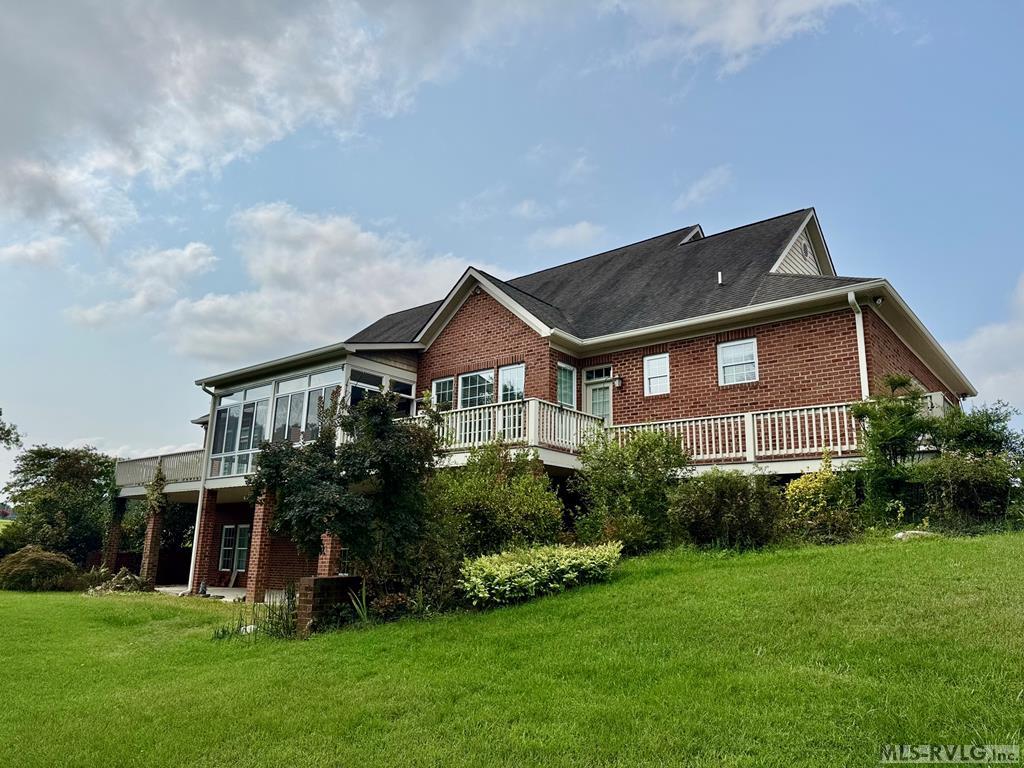 The Back of the Home - 454 Grace Stone Drive, Clarksville VA 23927