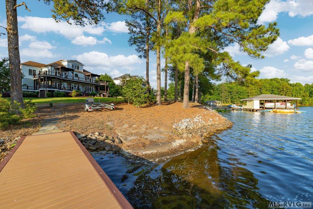 Rare Private Boat Ramp, Offers convenience and a smooth transition from land to water - 381 West Bend Dr., Gasburg VA 23857