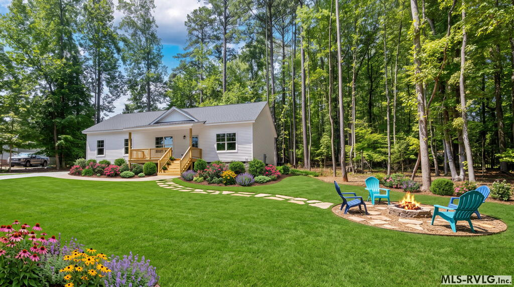 Virtual landscaping - 104 Aspen Ct, Littleton NC 27850